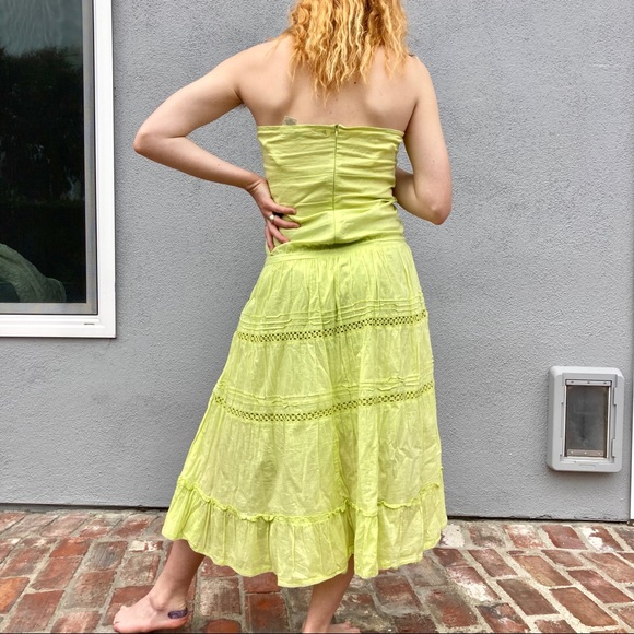 🚫SOLD🚫Lime green y2k fairy goth dress - Picture 5 of 6